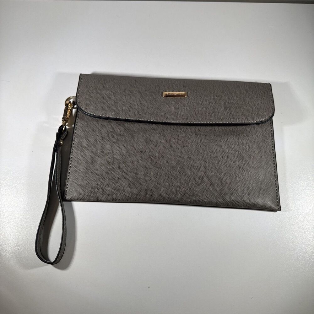 Elim & Paul Gray Wristlet 9x6